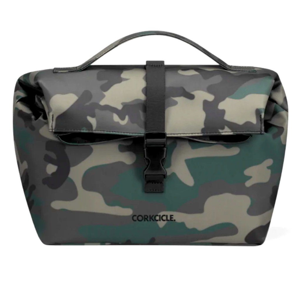 CORKCICLE LUNCH BAG NONA ROLL-TOP-CAMO used a couple of times and sanitized